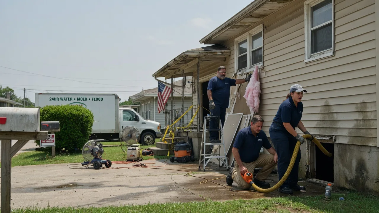 Water Damage Repair in Sandersville, MS near me